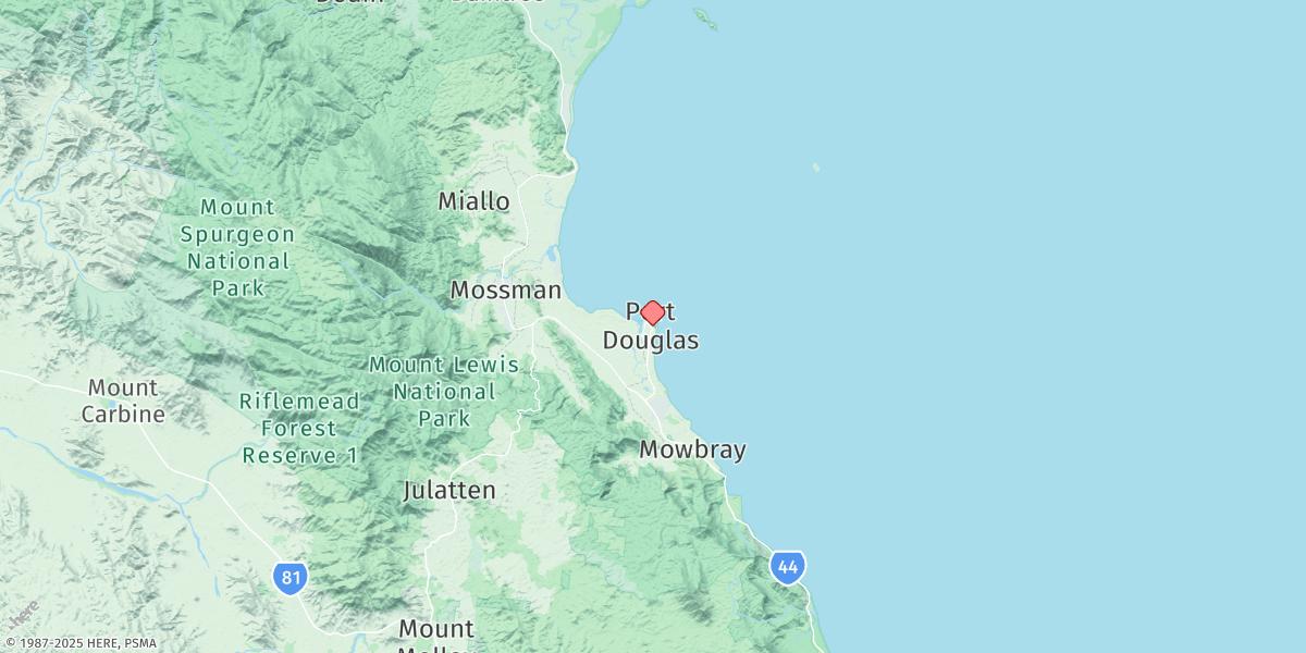 Map of Port Douglas