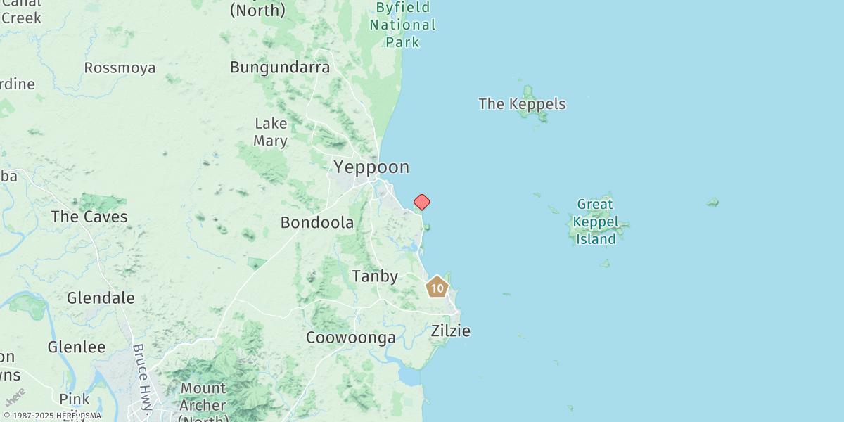 Map of Rosslyn Bay