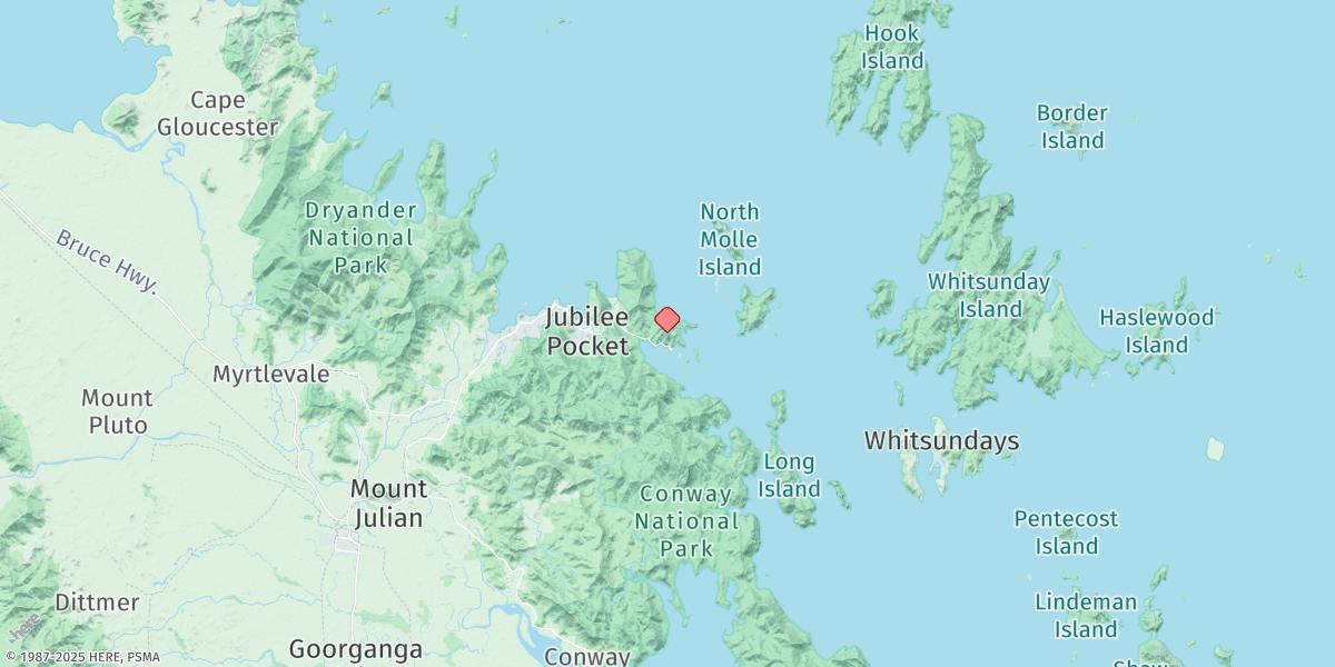 Map of Shute Harbour