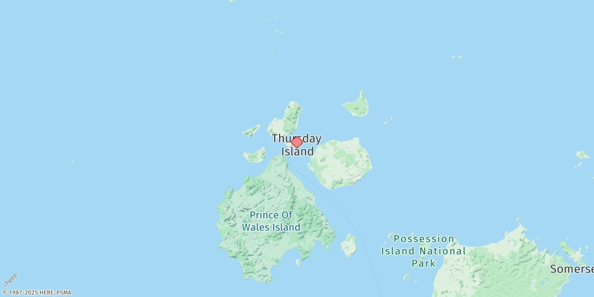 Map of Thursday Island