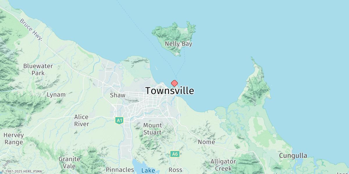 Map of Townsville