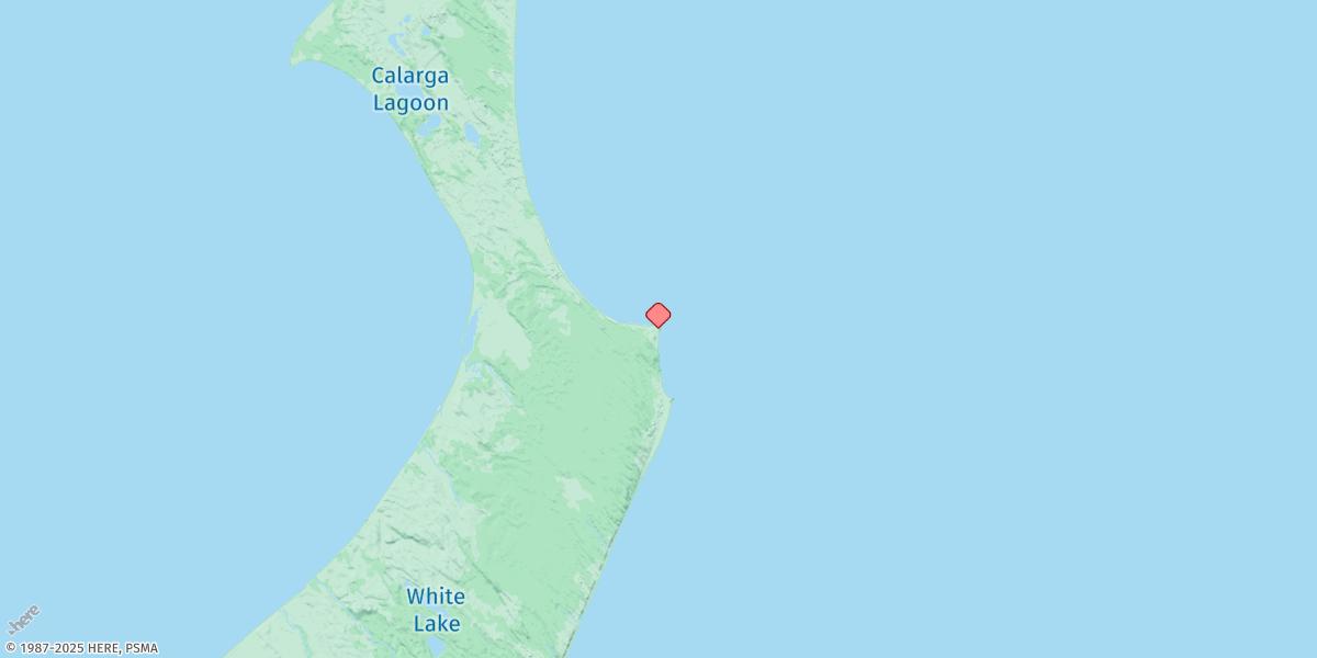 Map of Waddy Point (Fraser Island)