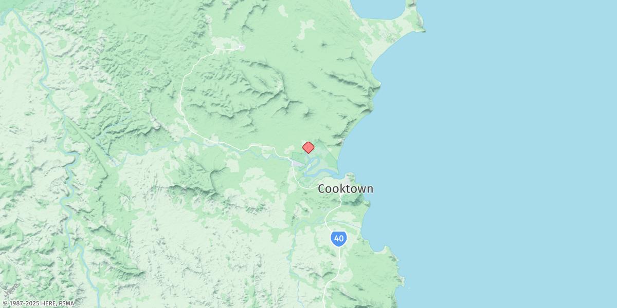 Map of Endeavour River North