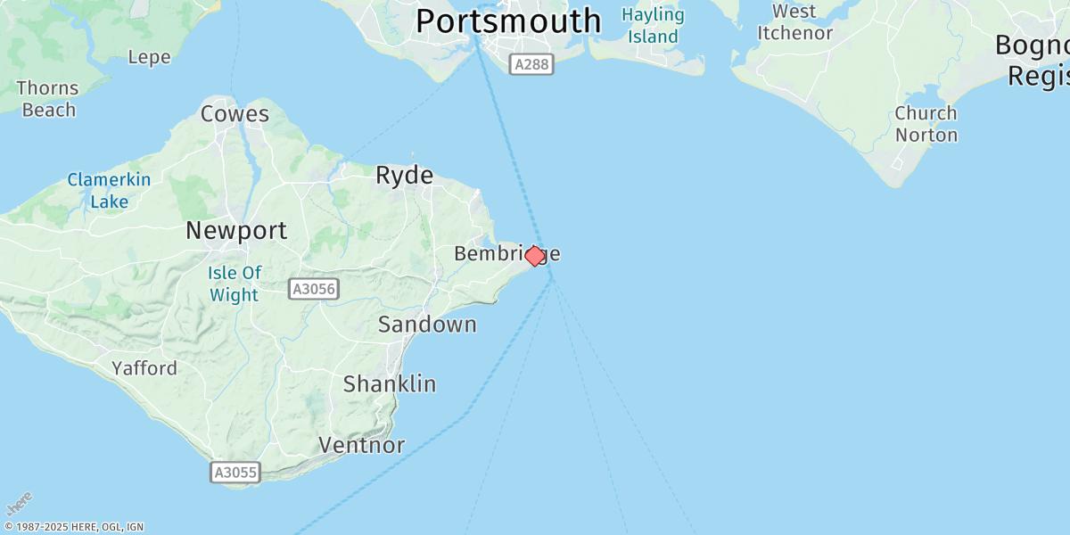Map of Foreland (Lifeboat Slip)