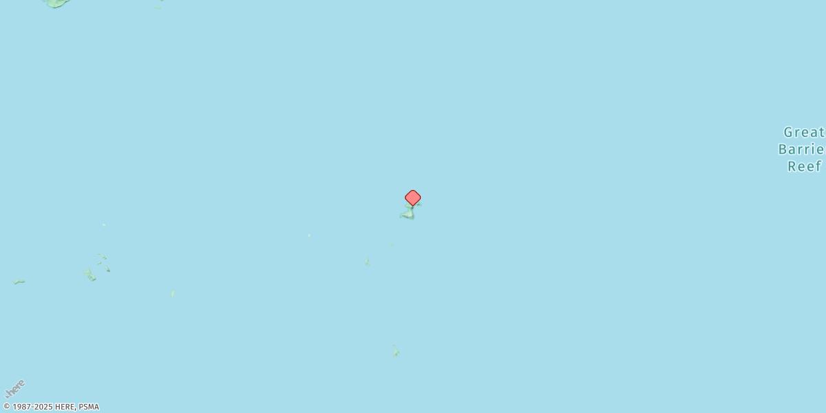 Map of High Peak Island