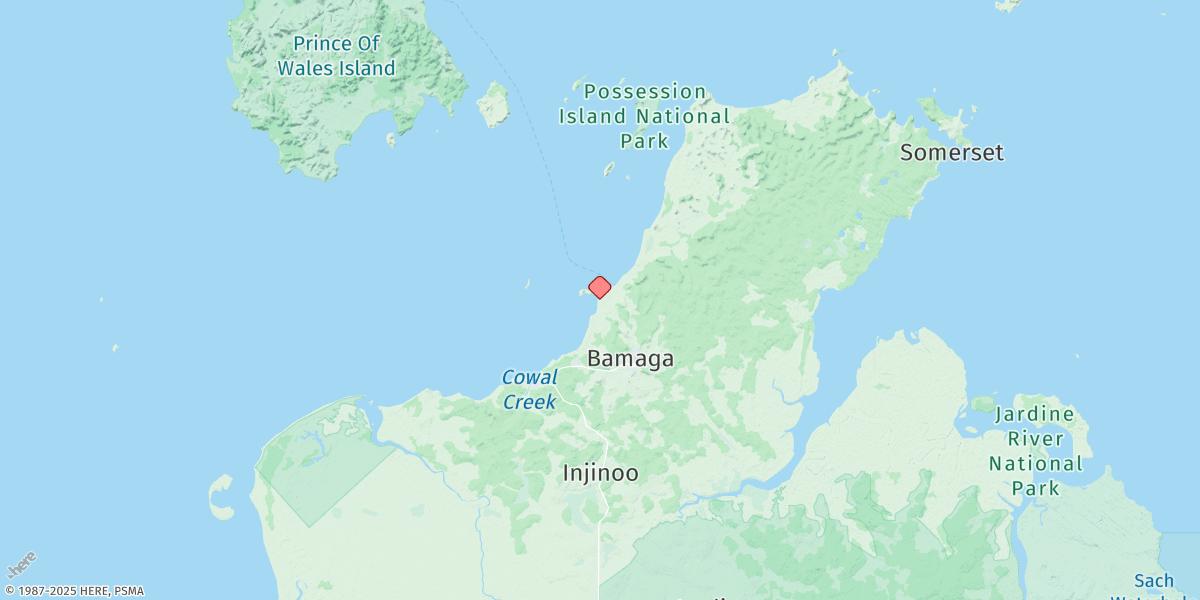 Map of Red Island Point
