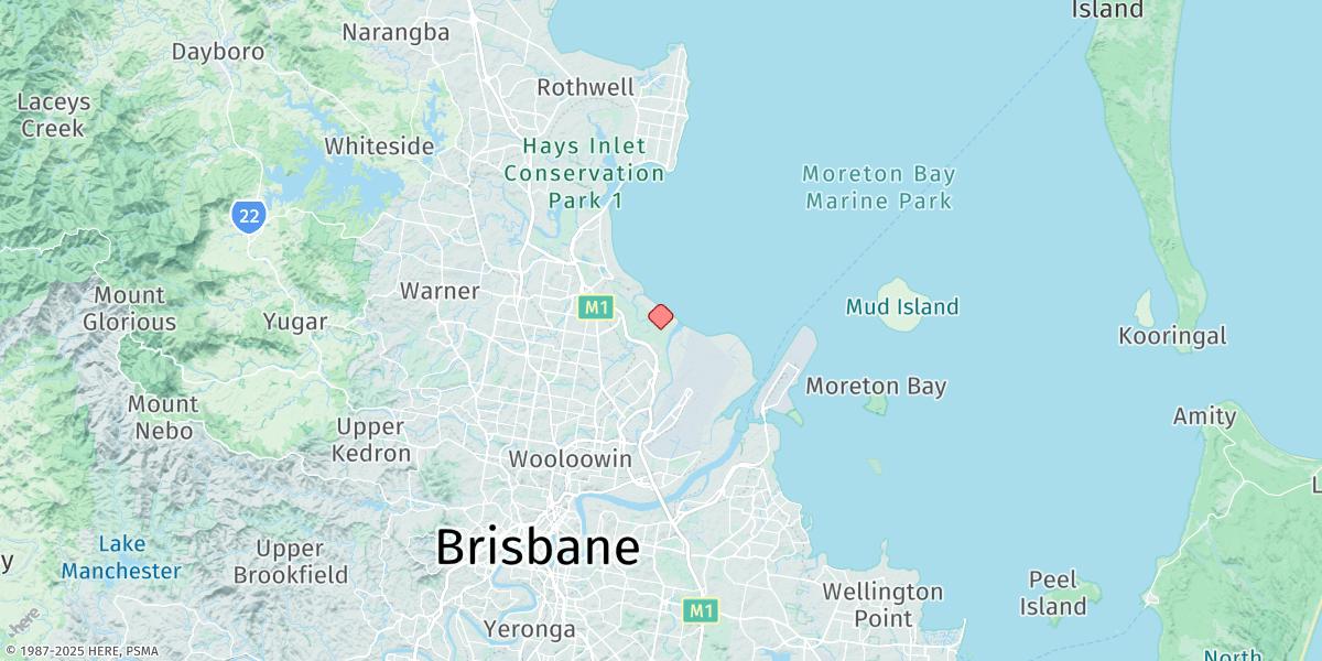 Map of Serpentine Creek