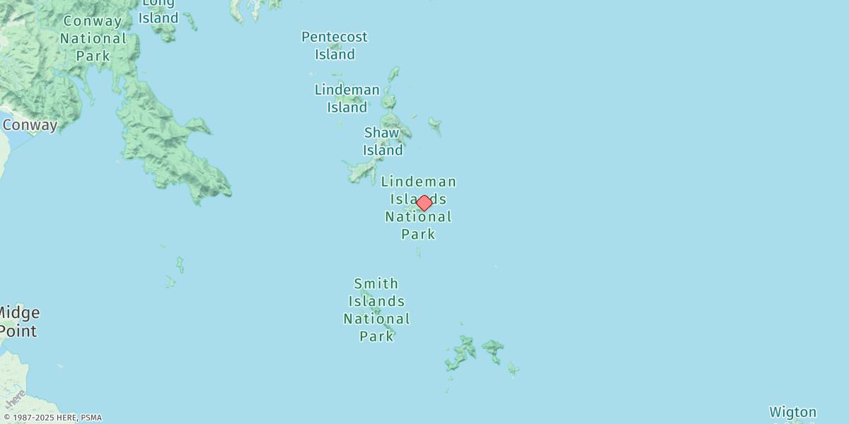Map of Thomas Island