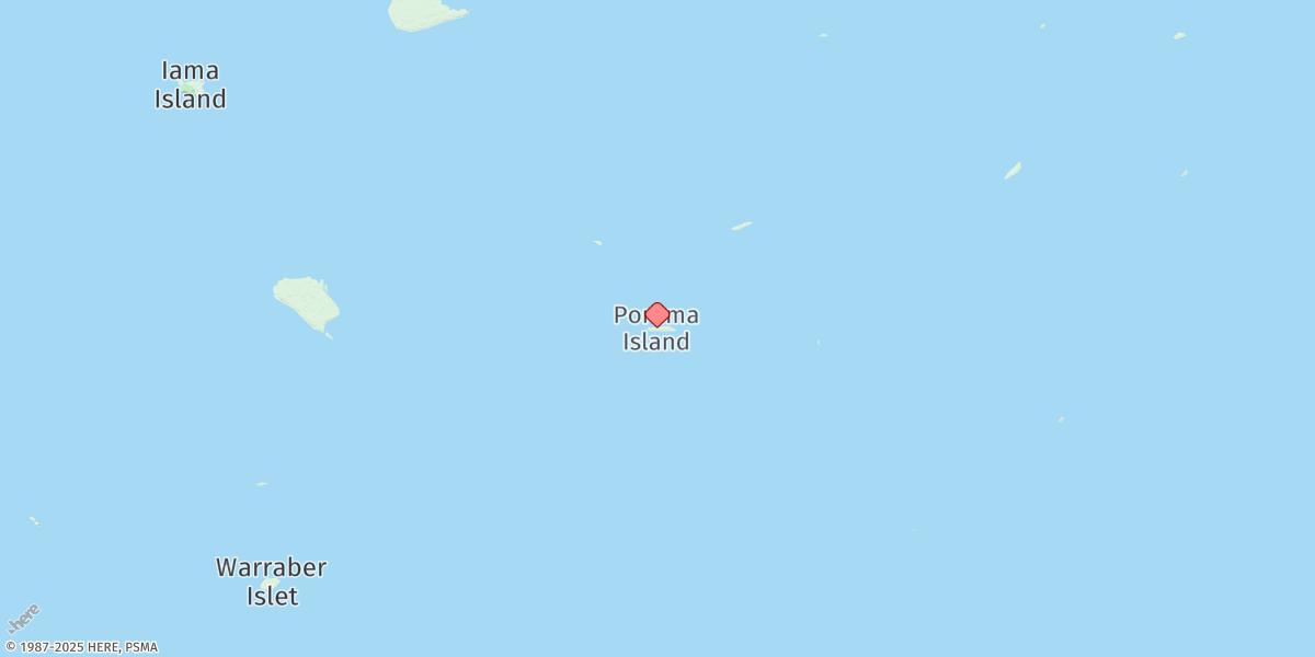 Map of Coconut Island