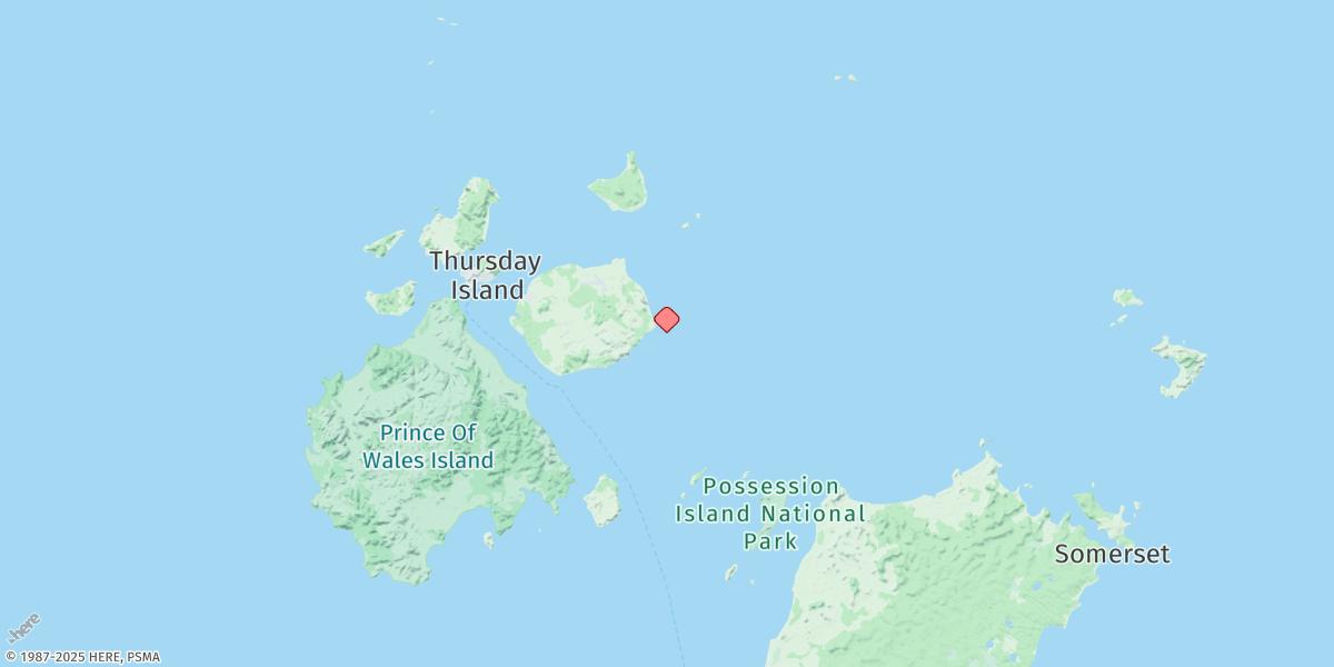 Map of Papou Point