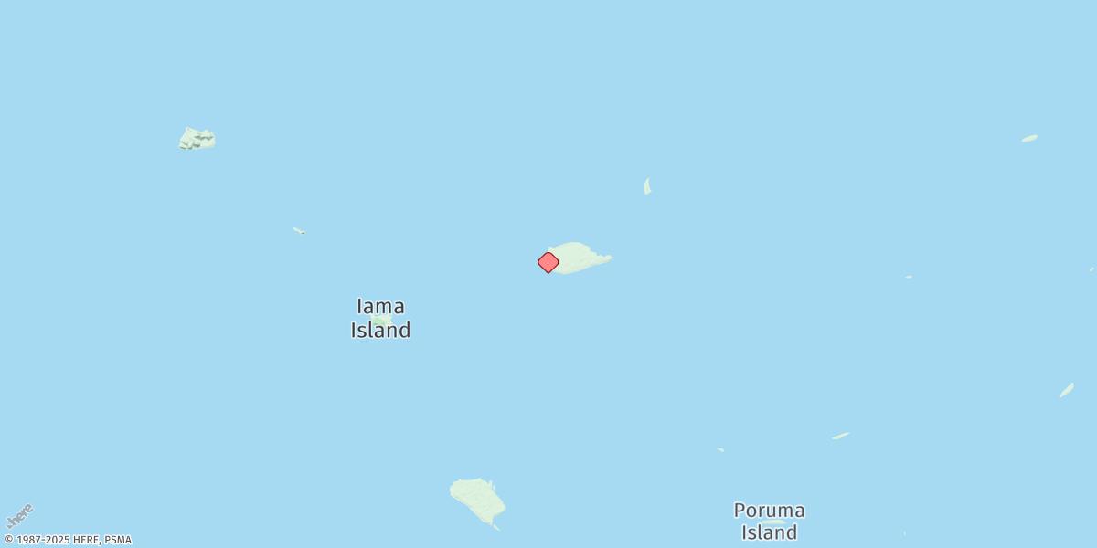 Map of Zagai Island
