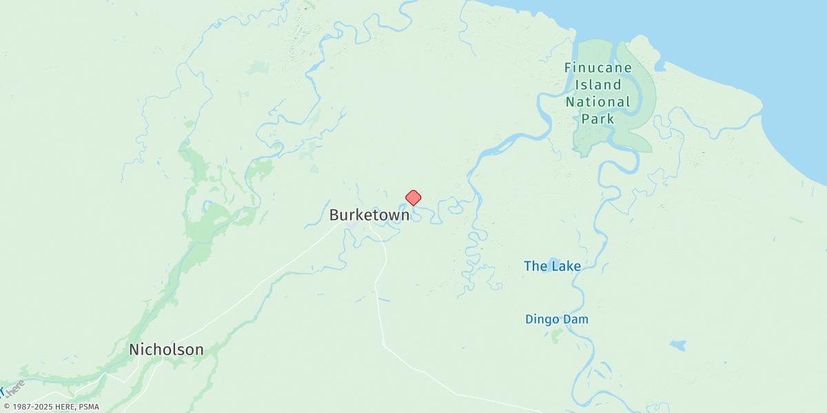 Map of Burketown