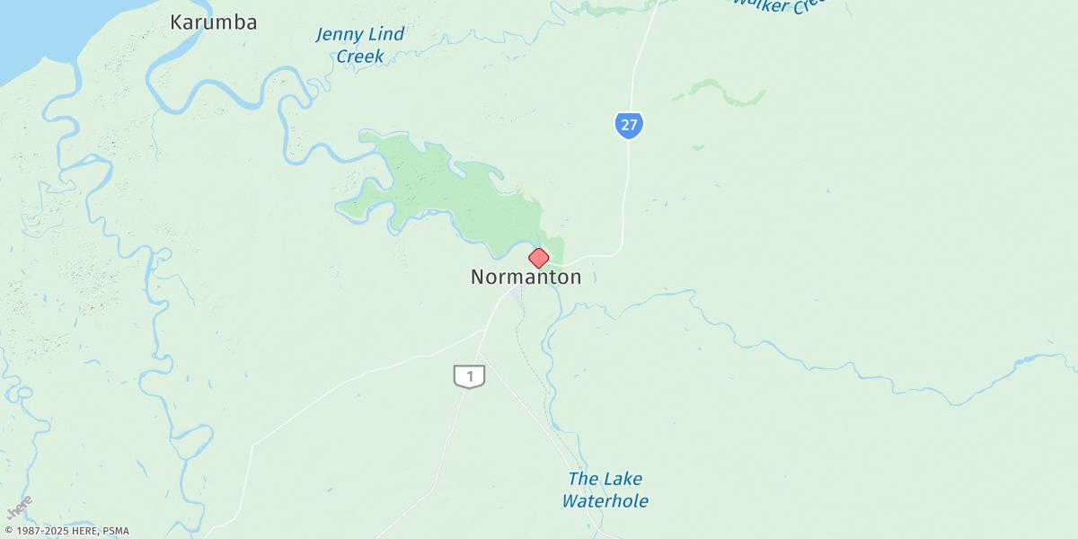 Map of Normanton