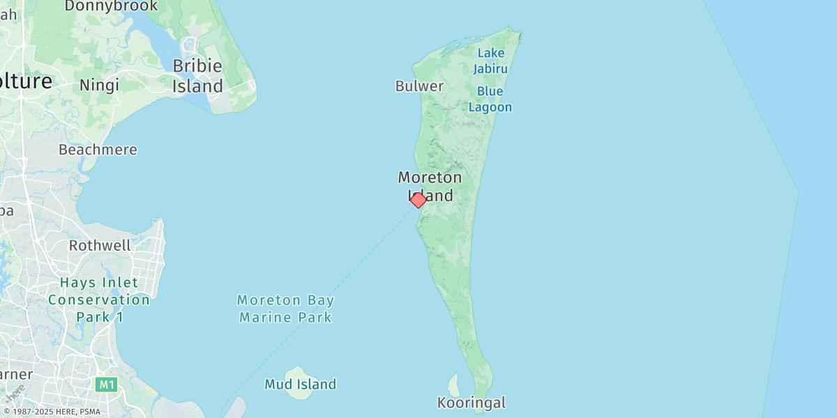Map of Tangalooma Point