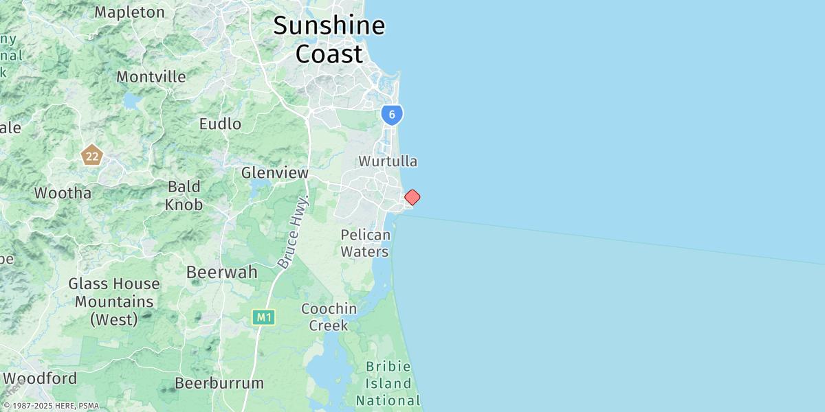 Map of Caloundra Head