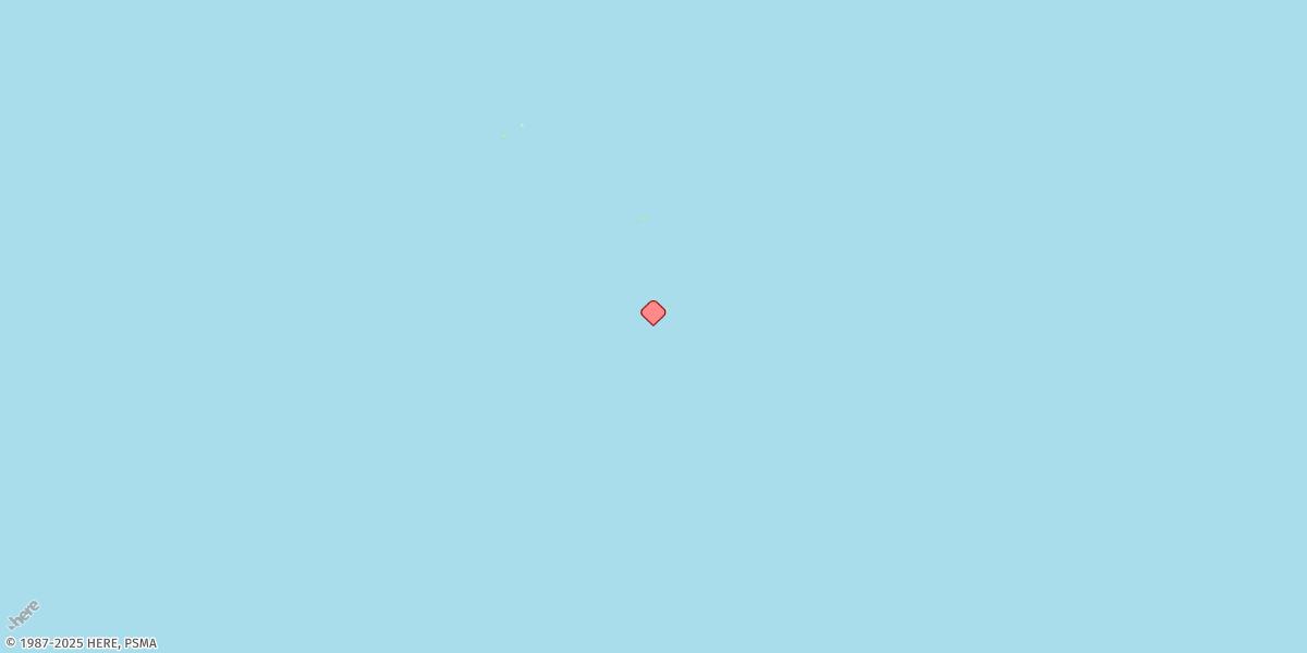 Map of Lady Musgrave Island