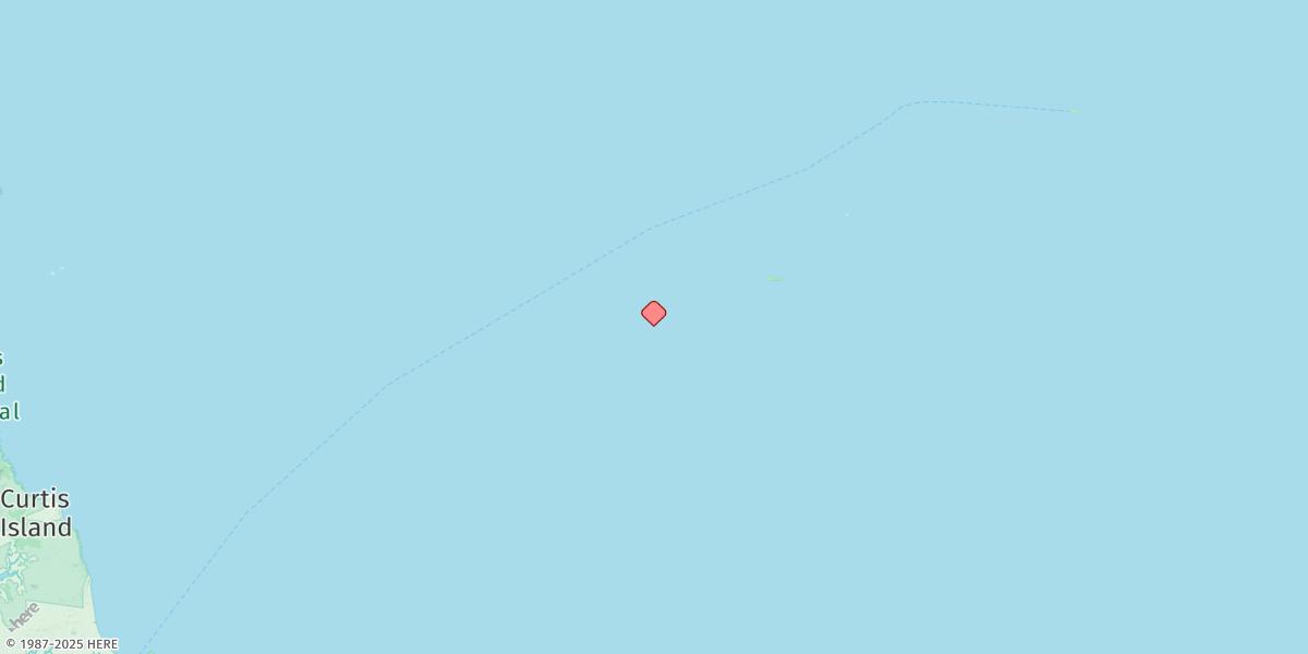 Map of Polmaise Reef
