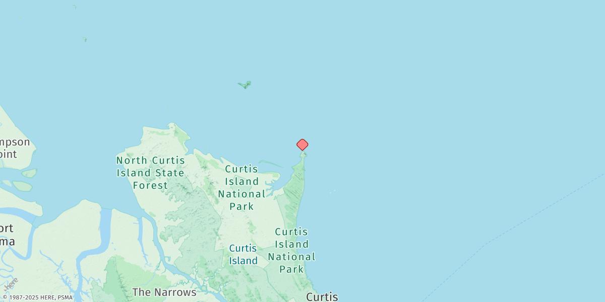 Map of Cape Capricorn