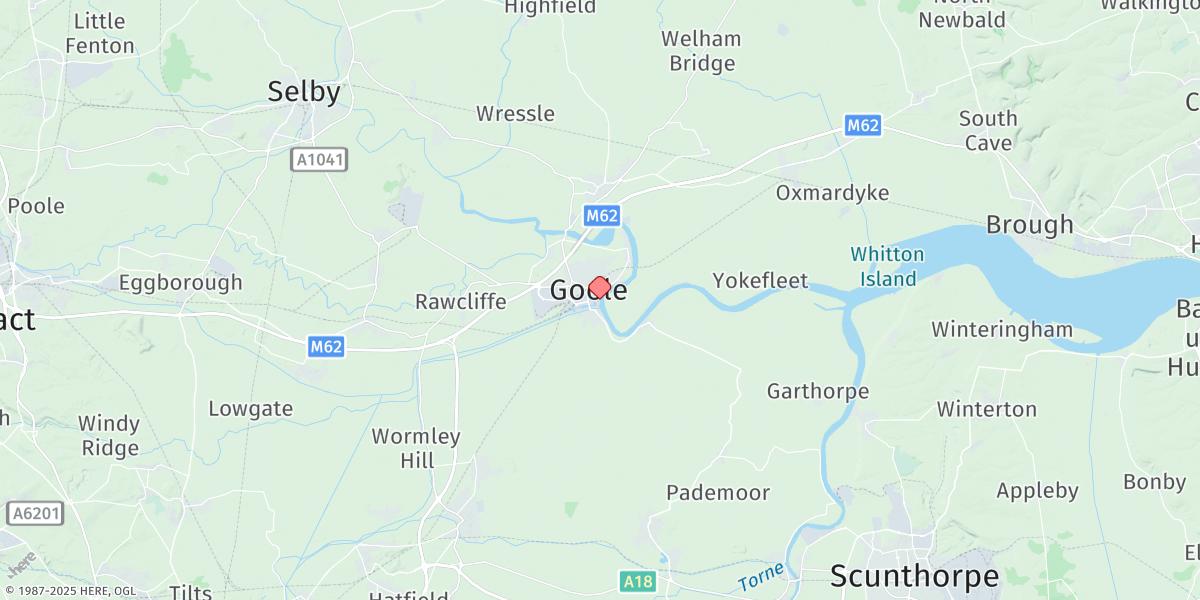 Map of Goole