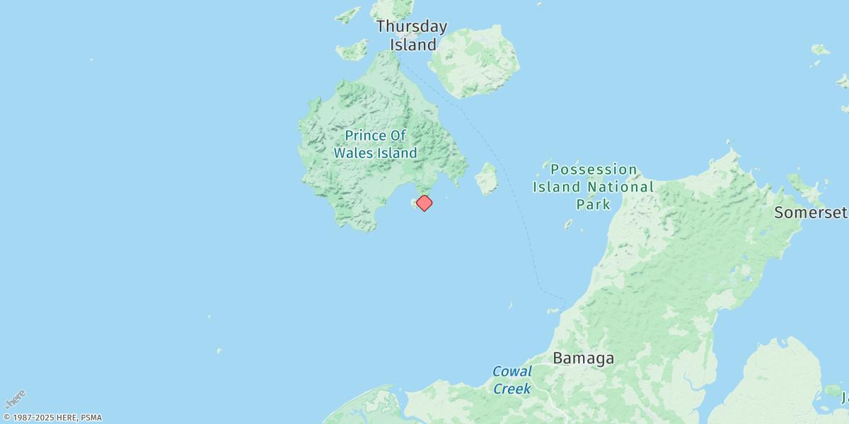 Map of Packe Island