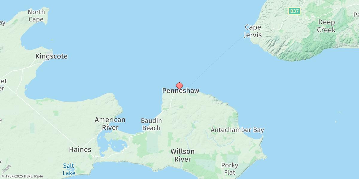 Map of Penneshaw