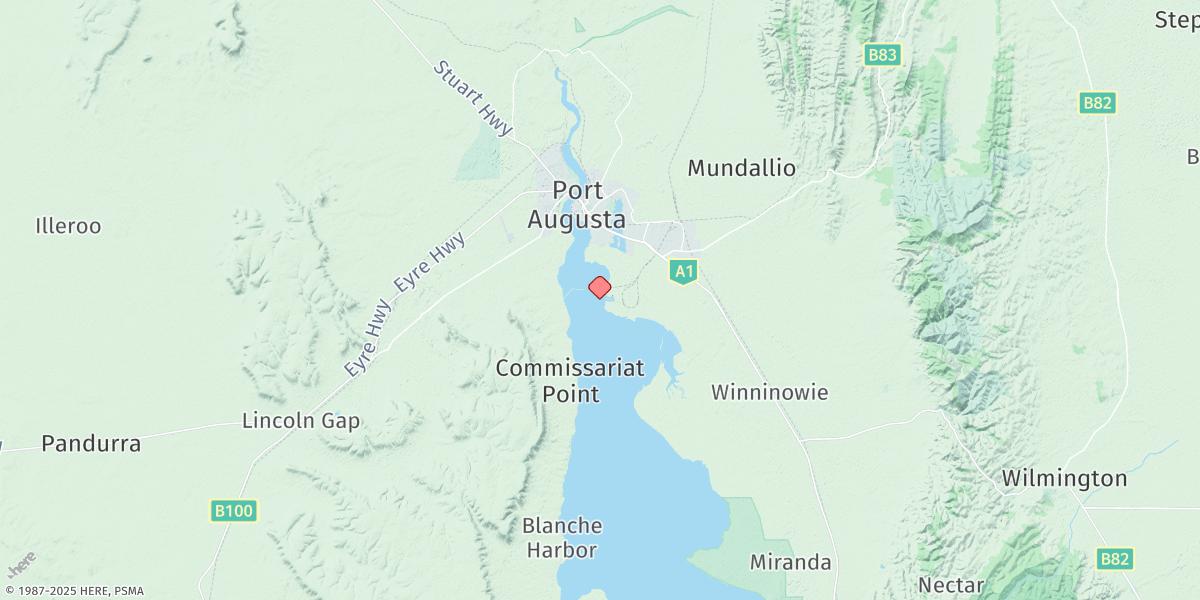 Map of Port Augusta