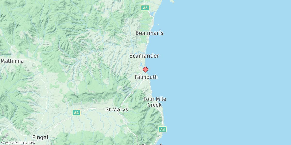 Map of Falmouth