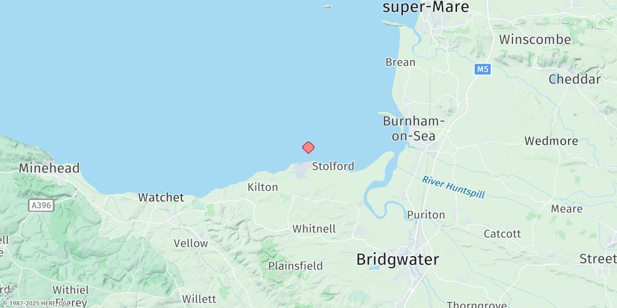 Map of Hinkley Point