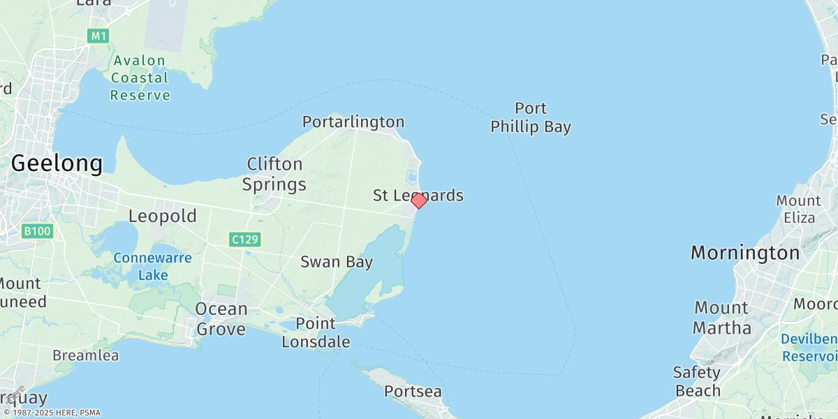 Map of St Leonards
