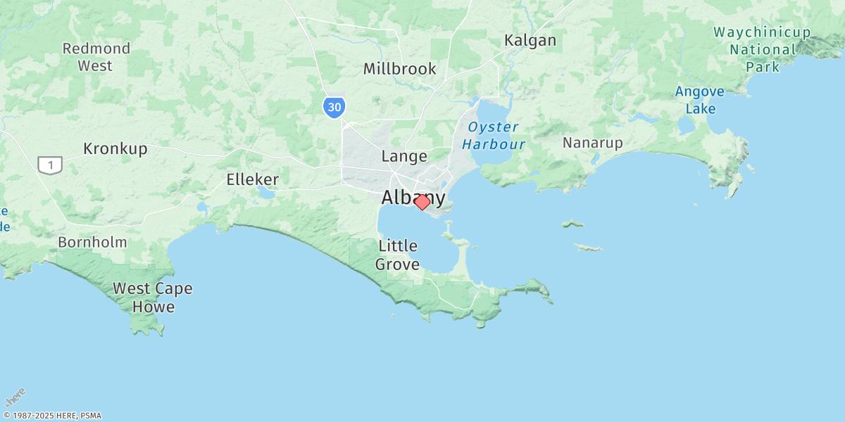Map of Albany