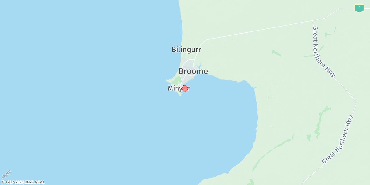 Map of Broome