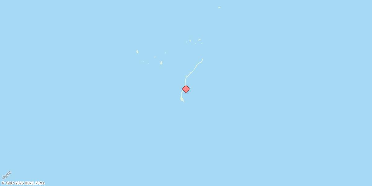 Map of Pelsaert Island