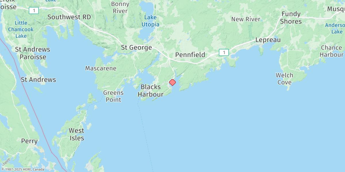 Map of Beaver Harbour