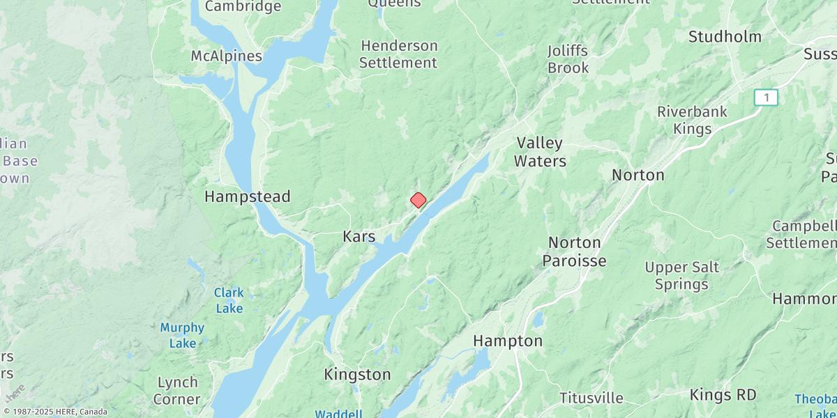 Map of Hatfield Point