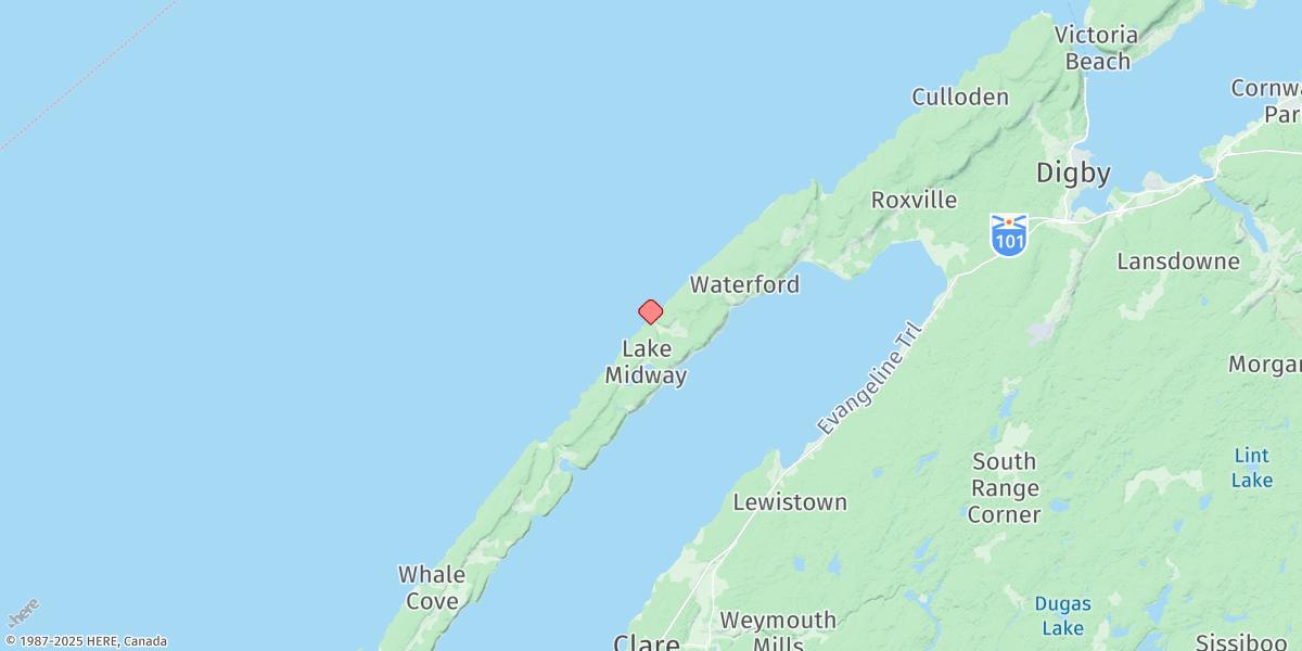 Map of TROUT COVE