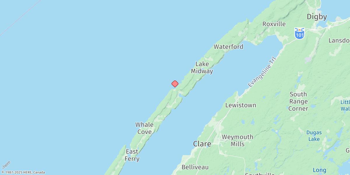 Map of SANDY COVE