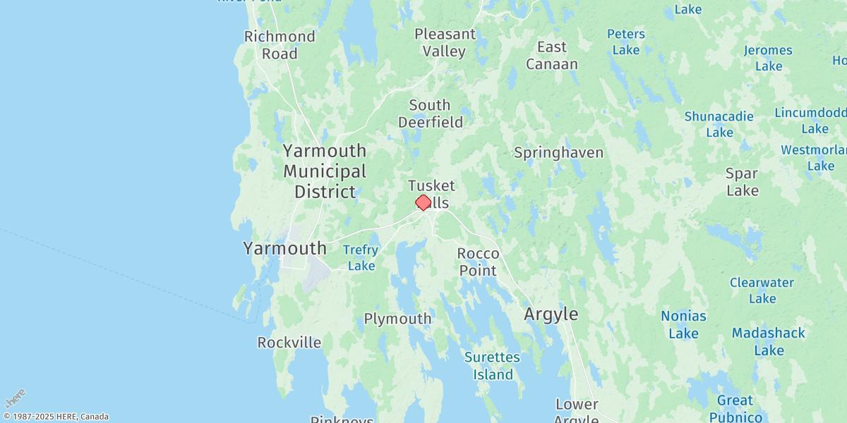 Map of TUSKET