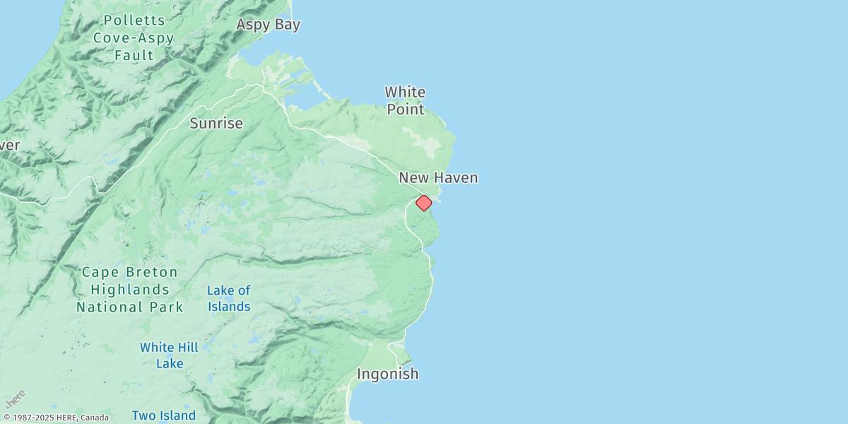 Map of NEILS HARBOUR