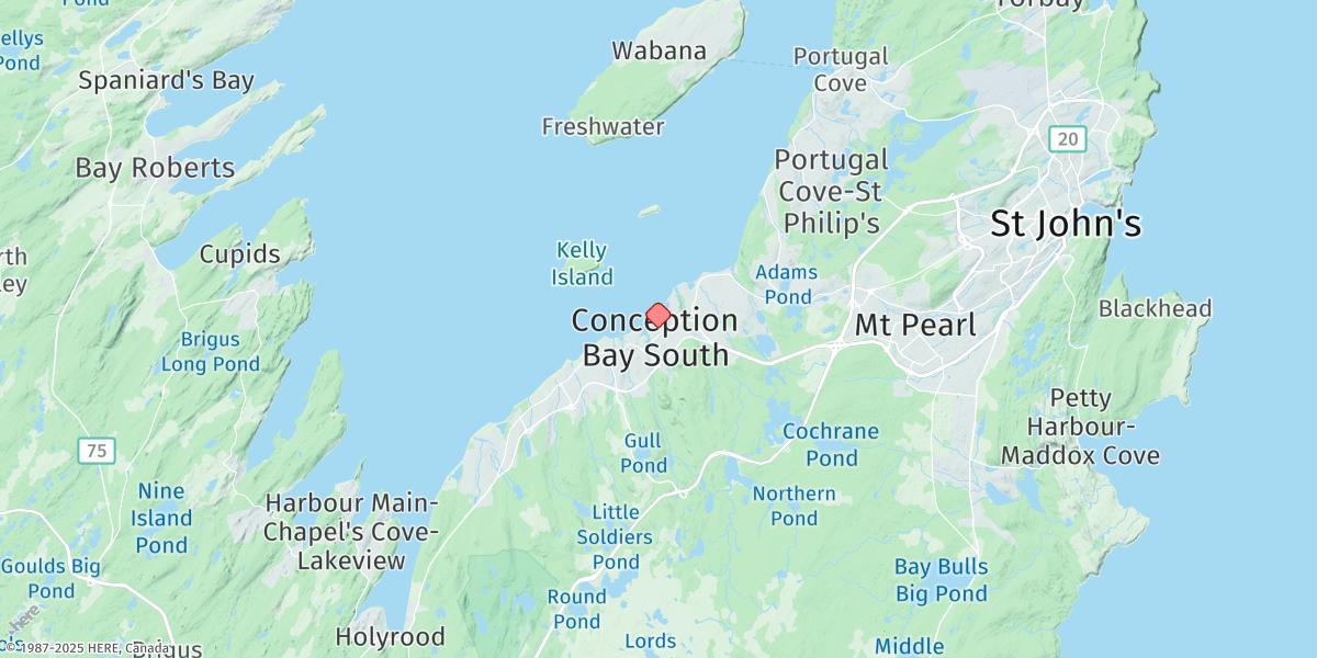 Map of LONG POND