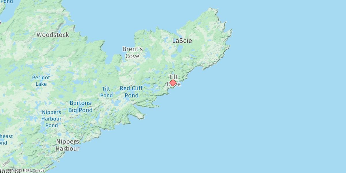 Map of TILT COVE