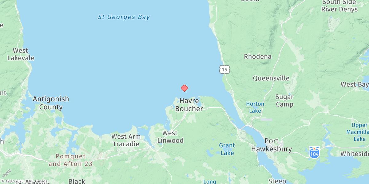 Map of CAPE JACK