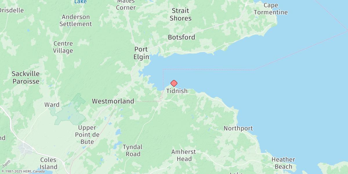 Map of TIDNISH