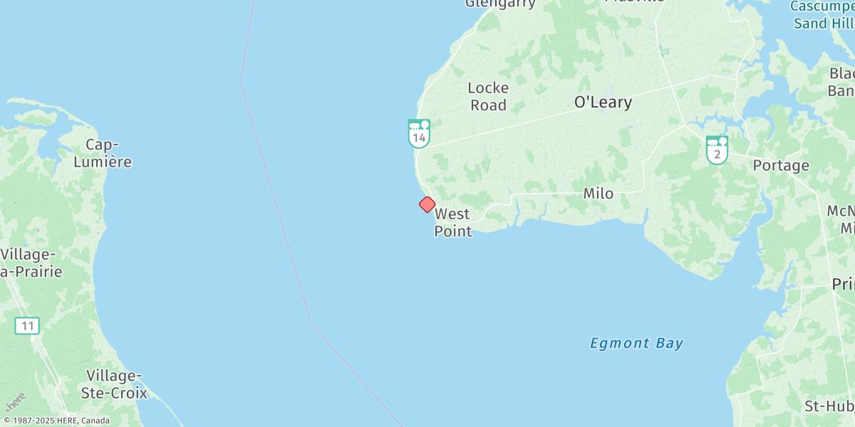Map of WEST POINT