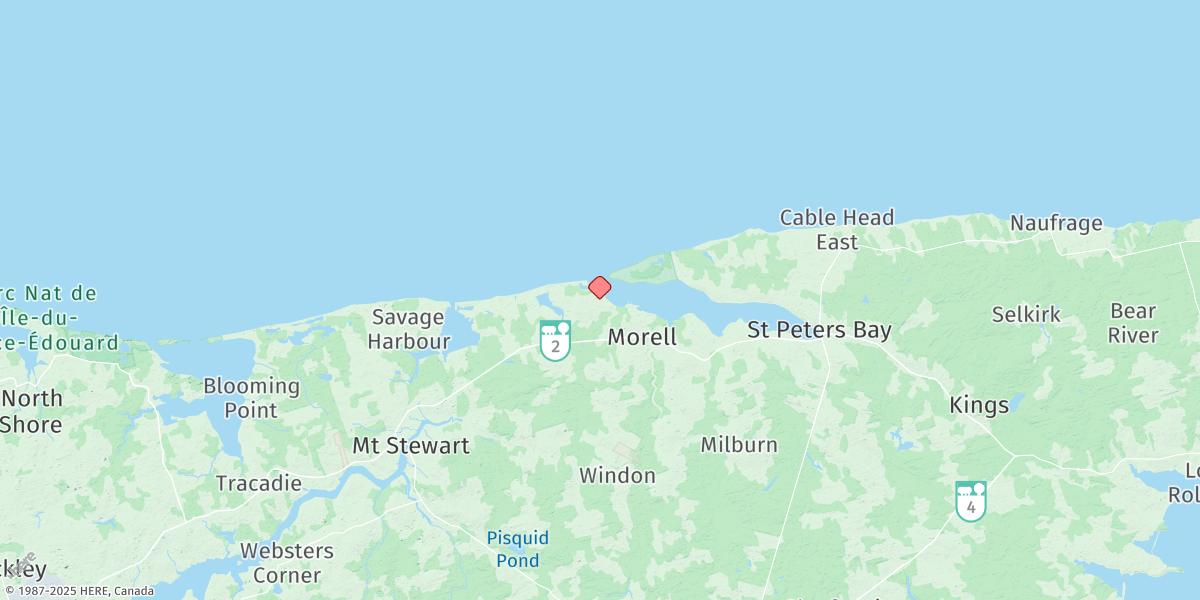 Map of ST PETERS BAY
