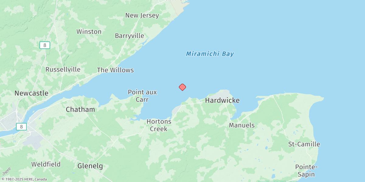 Map of BAIE DU VIN ISLAND