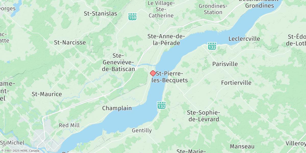 Map of Batiscan