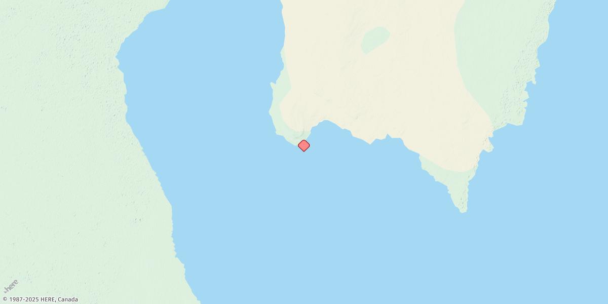 Map of Cape Barclay