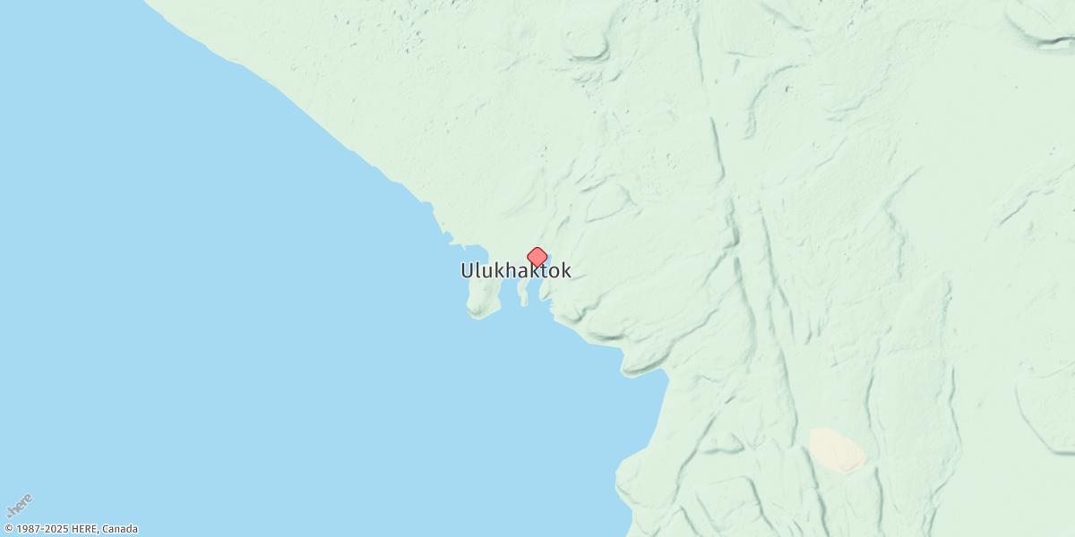 Map of Ulukhaktok