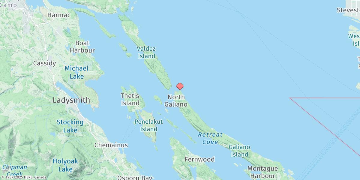 Map of Dionisio Point