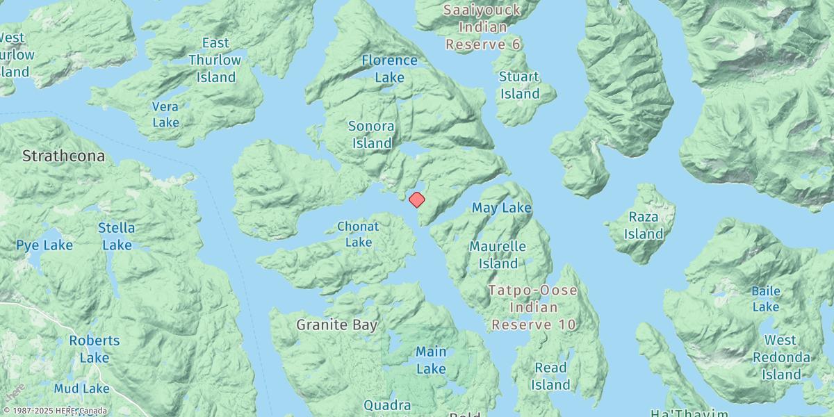 Map of Owen Bay